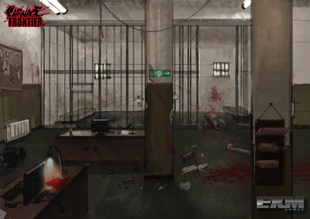 Concept Art for the Police Station Map