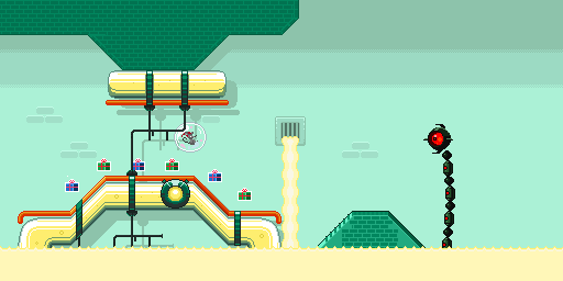 Mockup of The "Dairyworks" Level