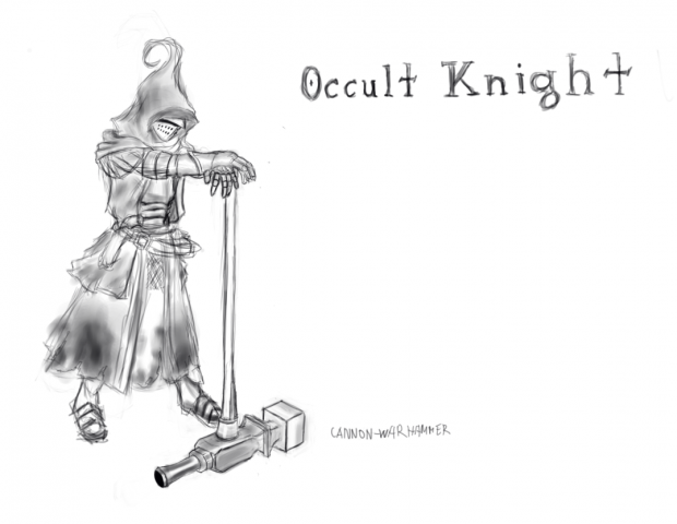 Occult Knight Concept Sketch