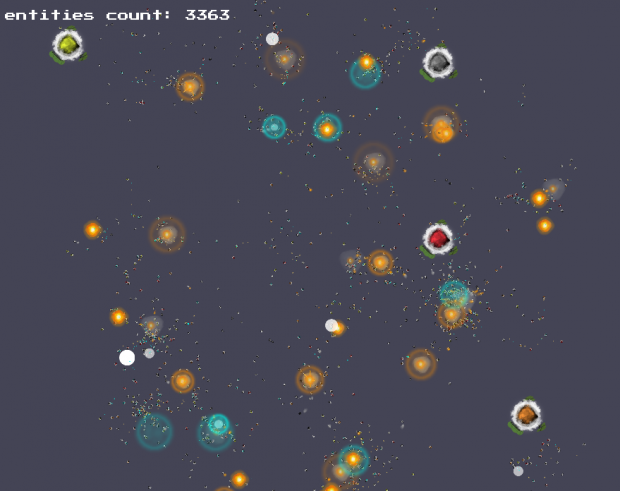 Some space battle in preview mode