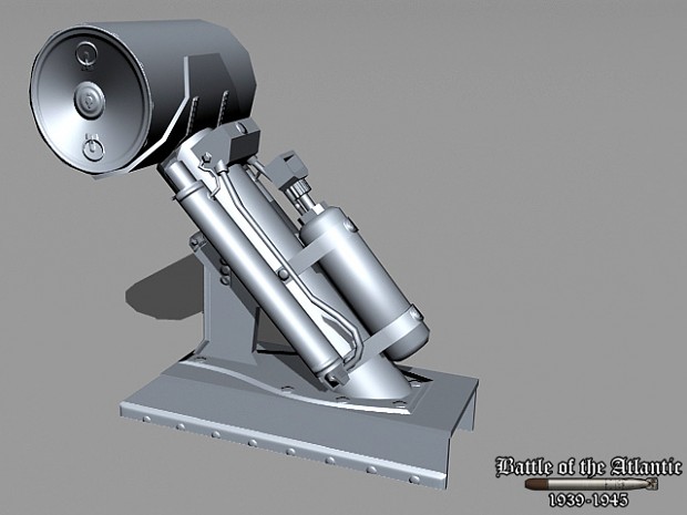 Late War Depth Charge Thrower image - Battle of the Atlantic 1939 ...