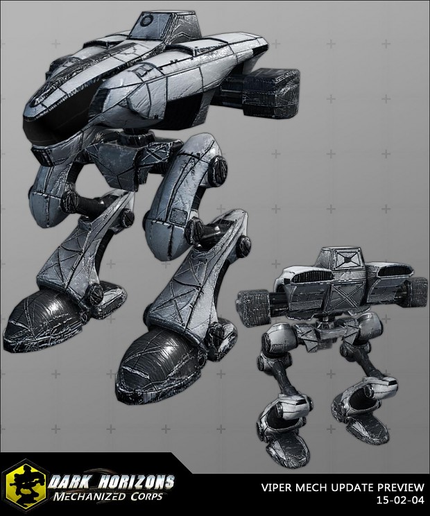 Updated mech and weapons textures