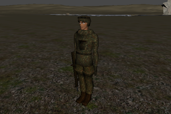Soldier's rendering