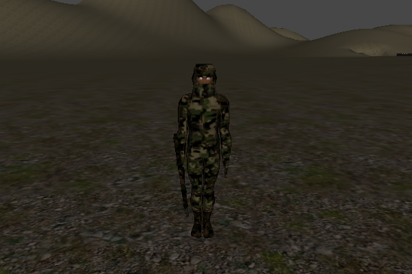 The first Enemy Model