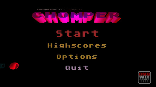 Chomper Title Screen