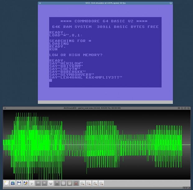 tools used to create the speech samples