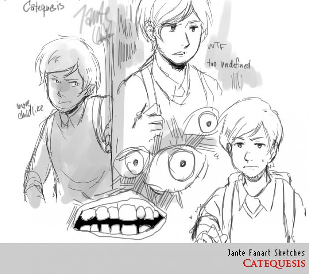 Jante Fanart Sketches