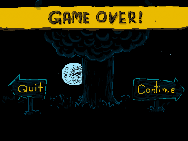 Game over Screen