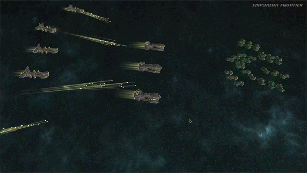 Light Cruisers in action