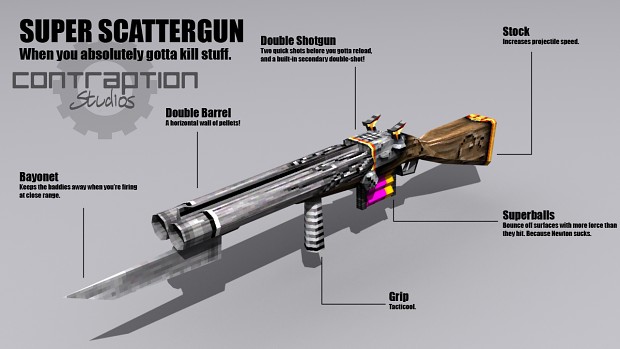 Scattergun Promotional Renders