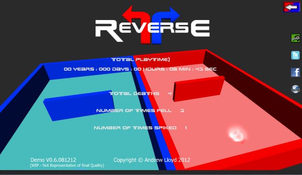 ReversE - working stats menu