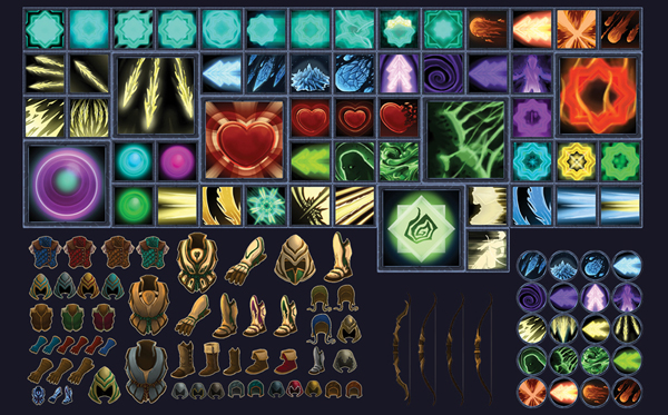 Armour and items icons