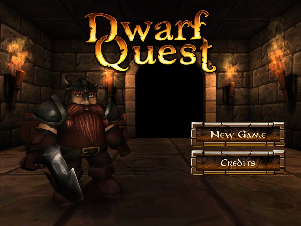 Dwarf Quest - Title Screen