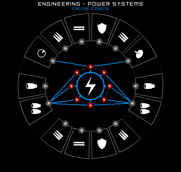 Engineering Station - Power Management Wireframe