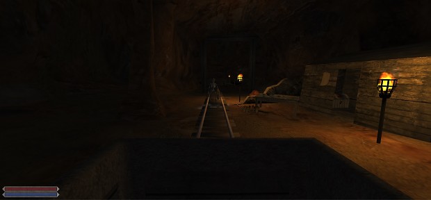 Inside the mine cart!