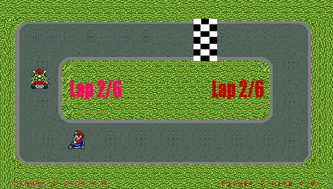 Mario Kart PSP screenshots