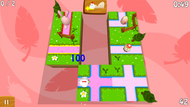 Screen shots of Chicken Escape on iPod 5