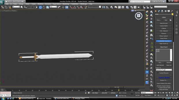 Some weapons modeled in 3d max
