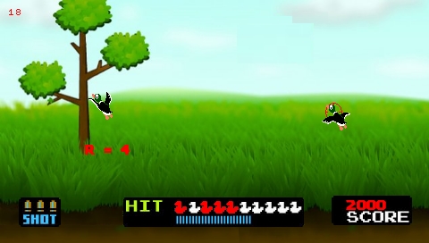 Duck Hunt PSP screenshots