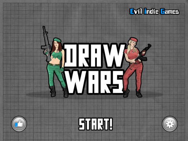 Draw Wars - menu concept