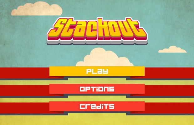 Lovely main menu of Stackout