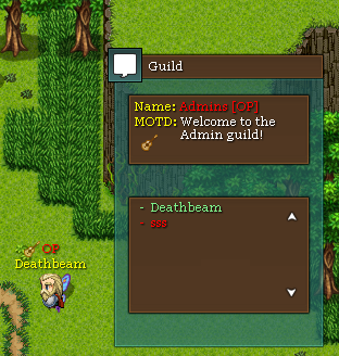 Guilds and Guild menu