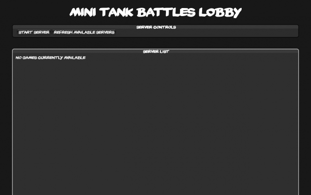 Examples of the Lobby screen