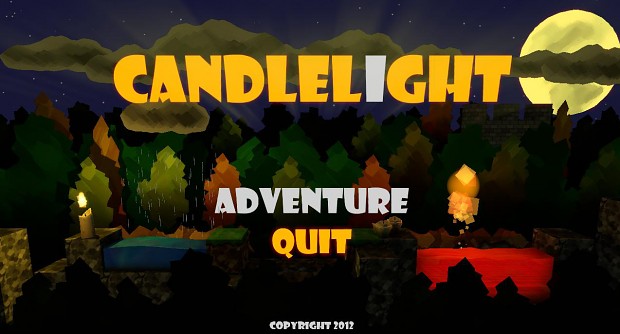 Candlelight - Main Menu Screen