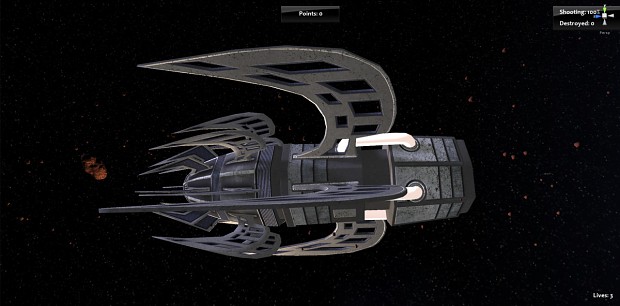 Attacker Starship - Work in Progress 4 of 6