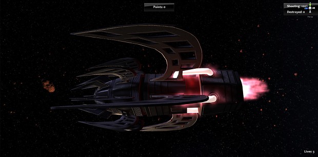 Attacker Starship - Work in Progress 6 of 6