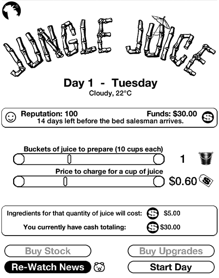 Jungle Juice for Kindle in-game screenshots