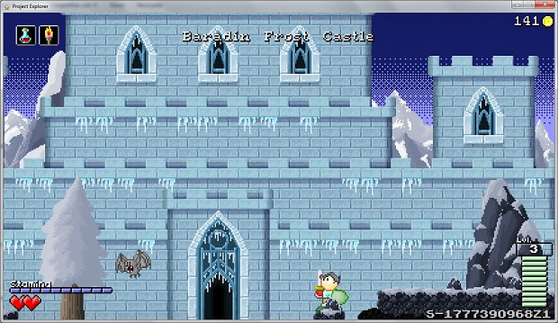 Frozen castle!