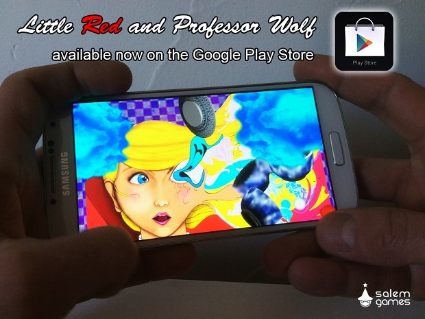 Little Red and Professor Wolf on the Google play store