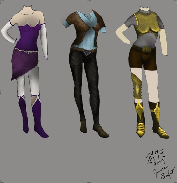 Female Armor Concepts