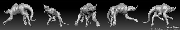 Beast Mount Model Final Sculpt