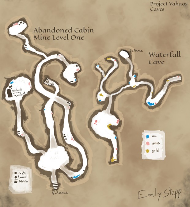 Map of Caves