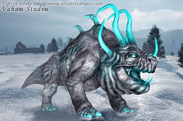 Frost Dragon Render