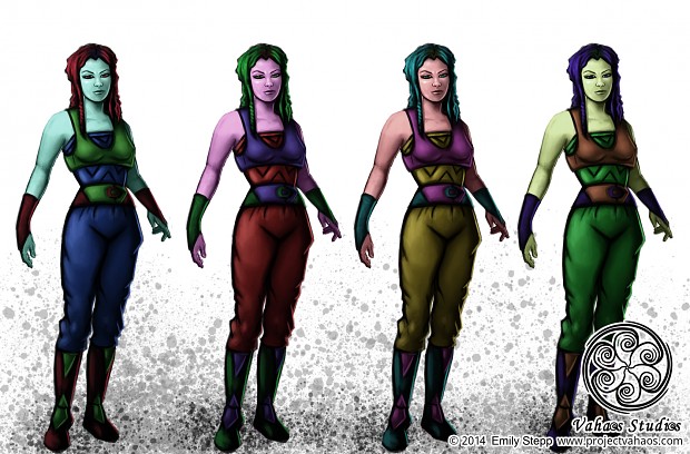 Mystery Race Females - Concept