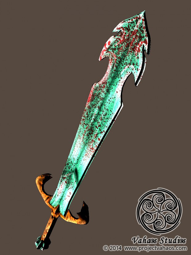 Blood Spattered Sword