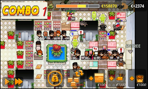 Mini Market Defense In-Game Screenshot