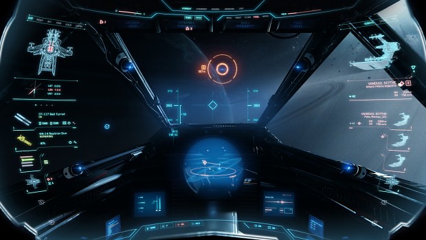 Hornet cockpit HUD mock up