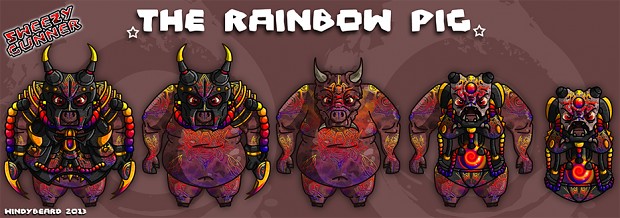 Rainbow Pig
