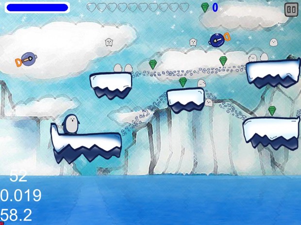 Screen shot of a game level.