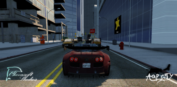 Little Test on UDK editor (only traffic)