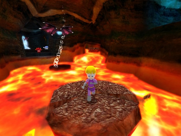 in the Lava Maze