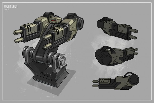 Machine Gun Turret Level 3