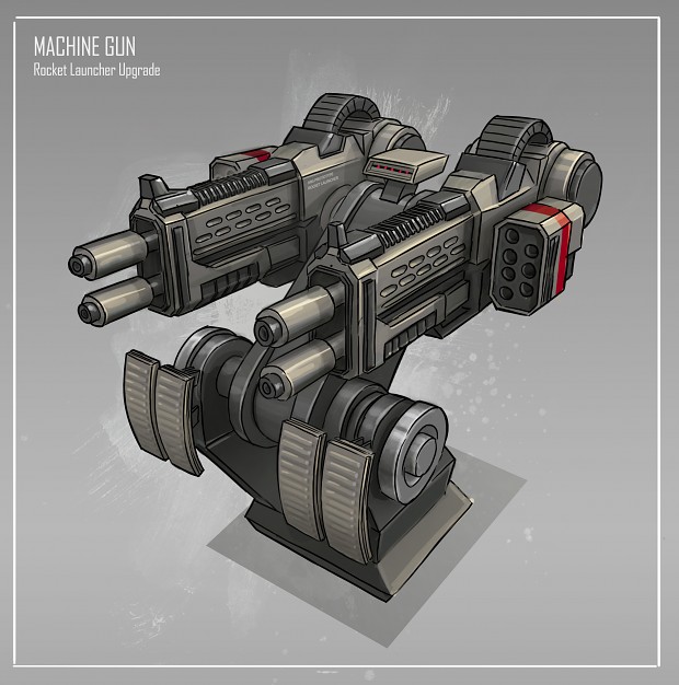 Machine Gun Turret (with added missile system)