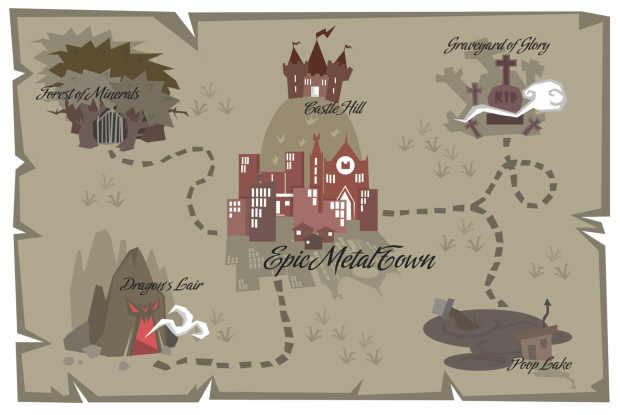 Epic Metal Kingdom map