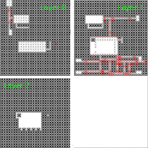 A preview of a new generated dungeon