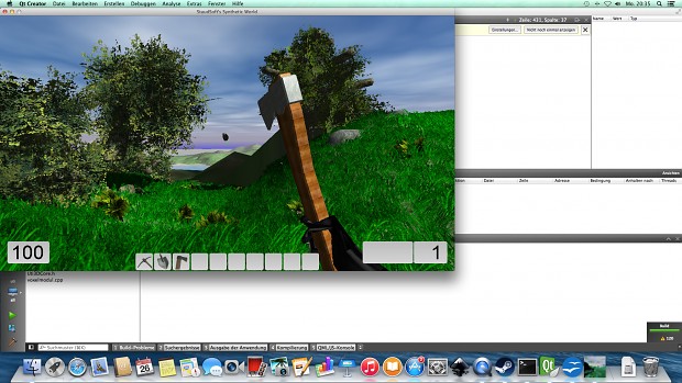 First screenshot of the Mac version